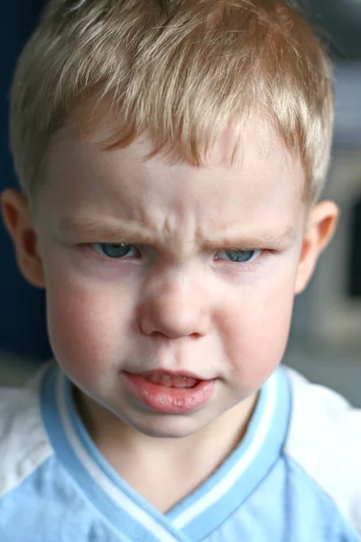 Angry kid — Stock Photo, Image