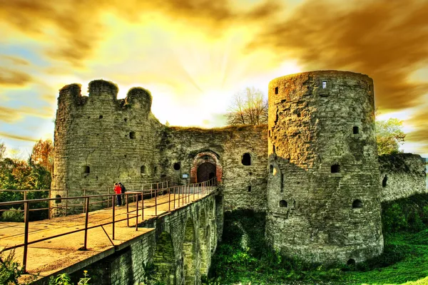 Древний замок — стоковое фото