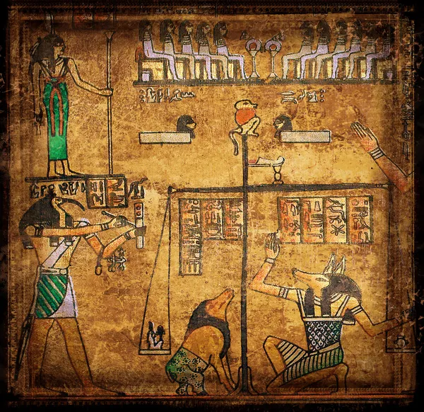 Ancient egirtian papyrus — Stock Photo, Image