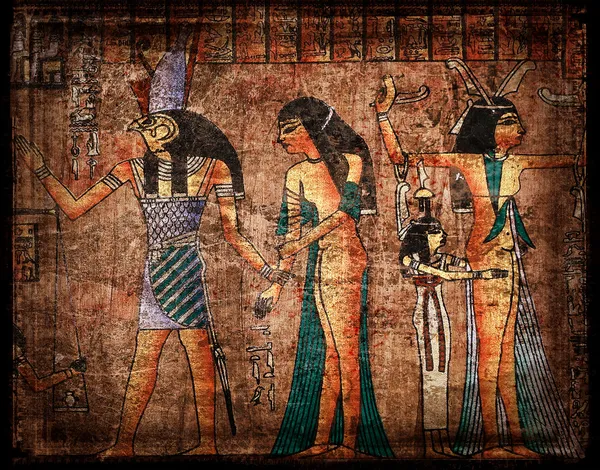 Gamla egirtian papyrus — Stockfoto