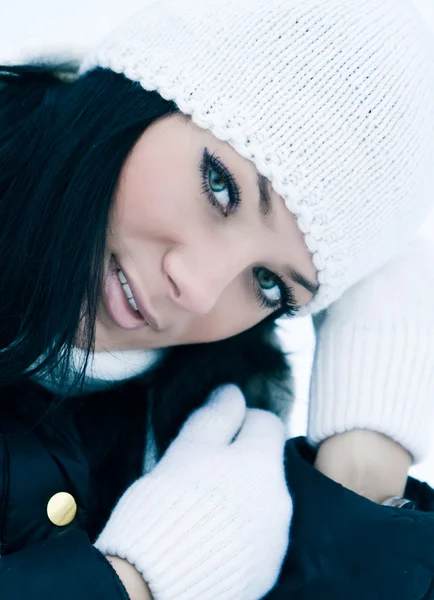 Kış kız — Stok fotoğraf