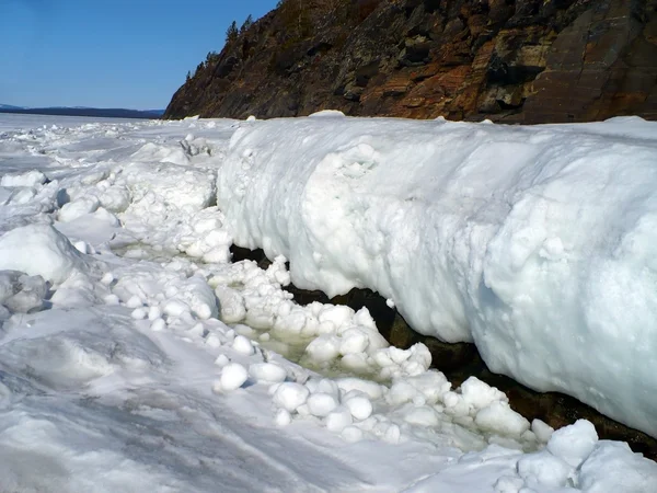 Wiosna topnienie lodu morskiego — Zdjęcie stockowe