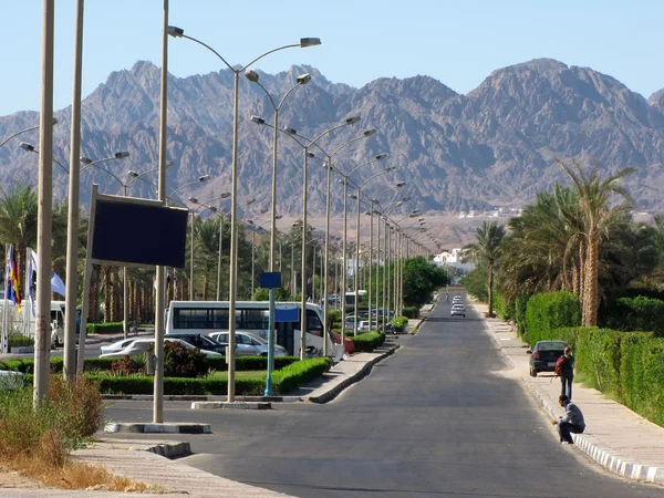 De weg naar sharm el-sheikh, Egypte — Stockfoto