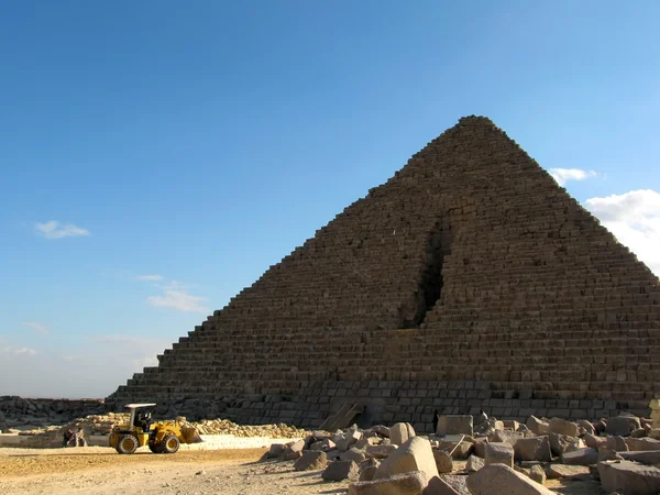 Stora pyramiden i Giza, Egypten — Stockfoto