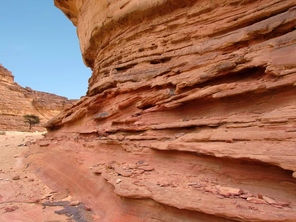 Gekleurde canyon, Sinaï, Egypte — Stockfoto