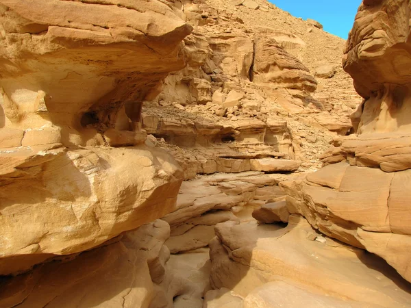 Cañón de color, Sinaí, Egipto — Foto de Stock