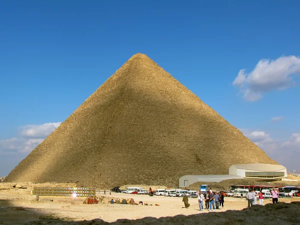 Pyramide der Cheops in Gizeh, Ägypten — Stockfoto
