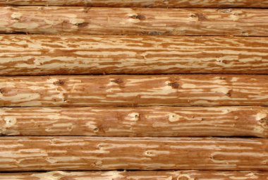 Wooden log wall clipart