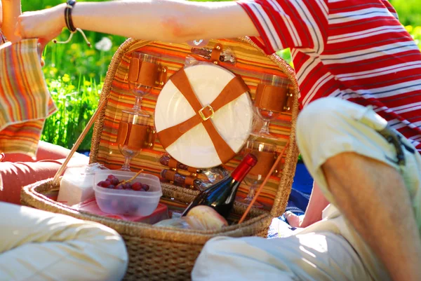 ピクニックの準備 — ストック写真