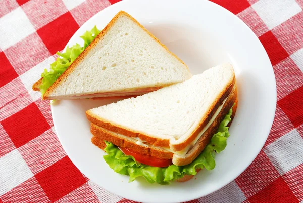 Duas sanduíches — Fotografia de Stock