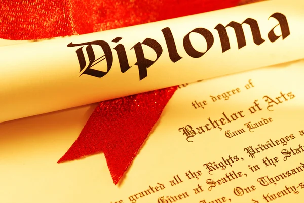 Diploma — Stok fotoğraf