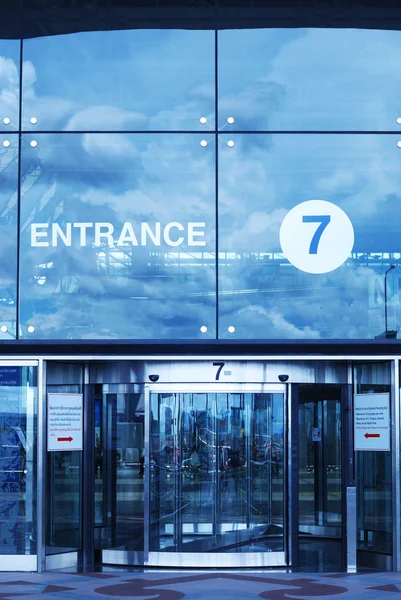 Αεροδρόμιο είσοδο — Φωτογραφία Αρχείου