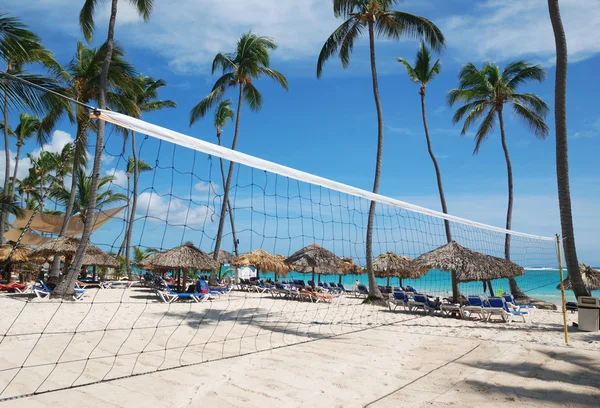 Beach Volleyball Net — Stock Photo, Image
