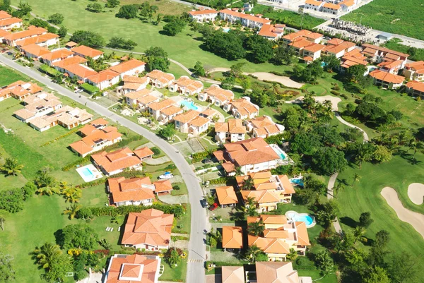 Vista aérea del distrito residencial —  Fotos de Stock