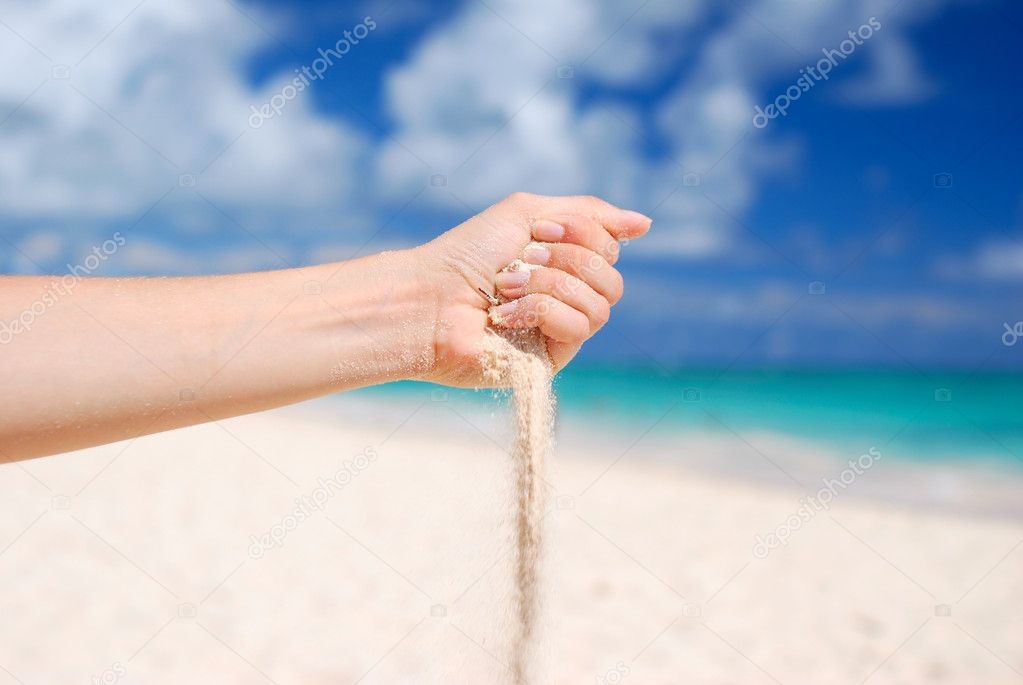 Sand in hand