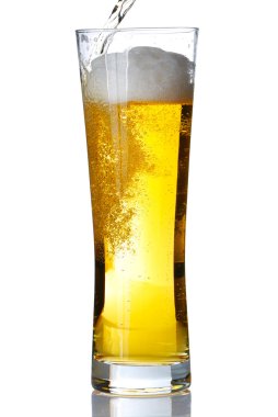 Pouring beer clipart