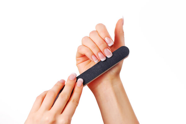 Polishing fingernails