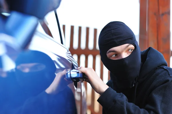 Car thief — Stock Photo, Image