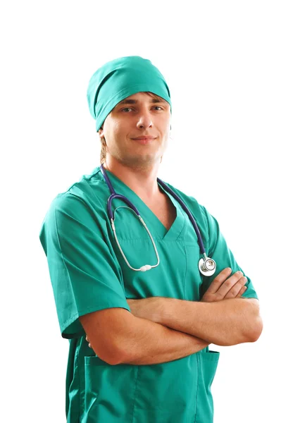 Doctor with stethoscope — Stock Photo, Image