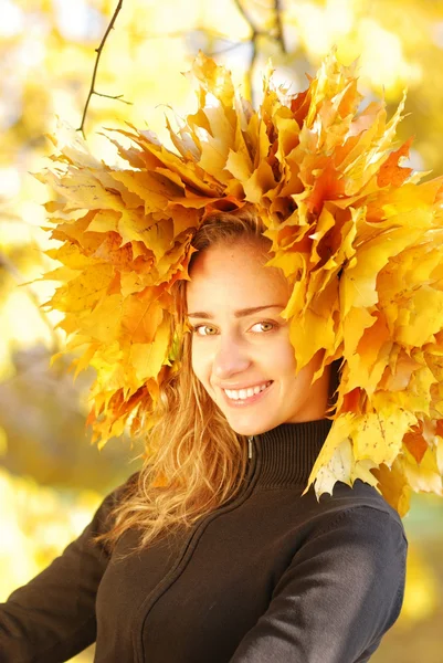 Autumn girl Stock Photo