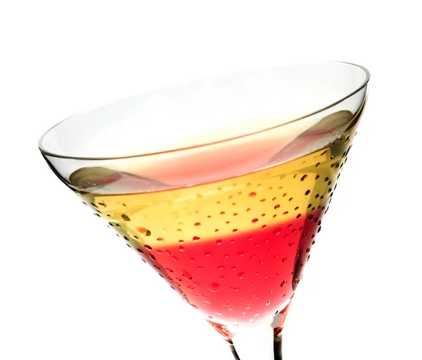 Dessert cocktail geïsoleerd op wit — Stockfoto