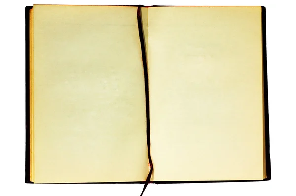 Livro em branco velho — Fotografia de Stock