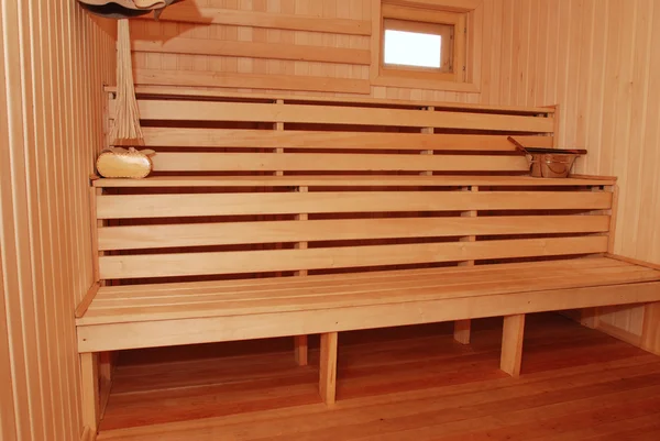 Interior de la sauna — Foto de Stock