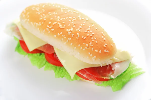 Sandwich con tocino — Foto de Stock