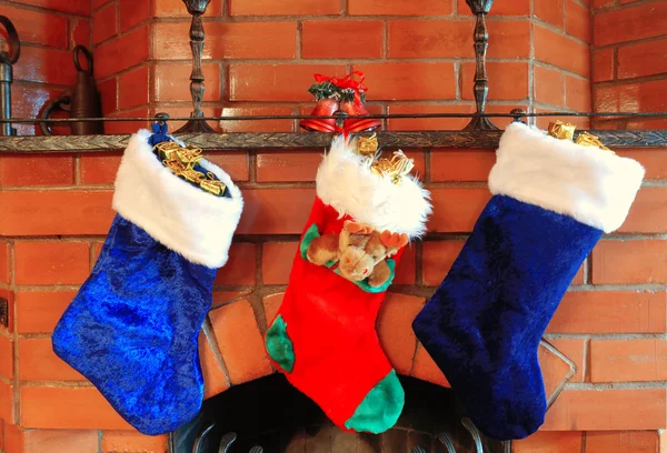 Χριστούγεννα κάλτσες — Φωτογραφία Αρχείου