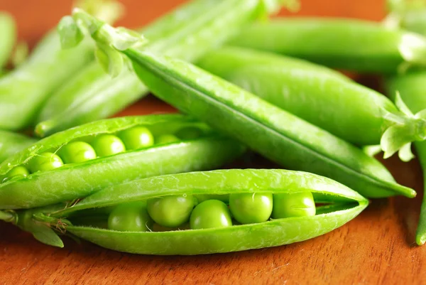 Close-up of beans in its pod — Stock Photo, Image