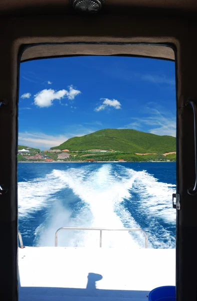 Uitzicht vanaf de boot — Stockfoto