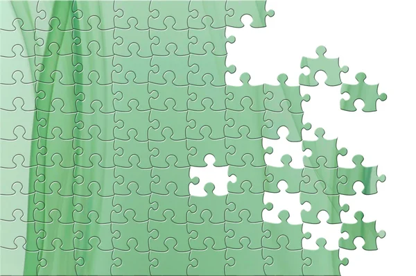 Puzzle con pezzi mancanti — Foto Stock
