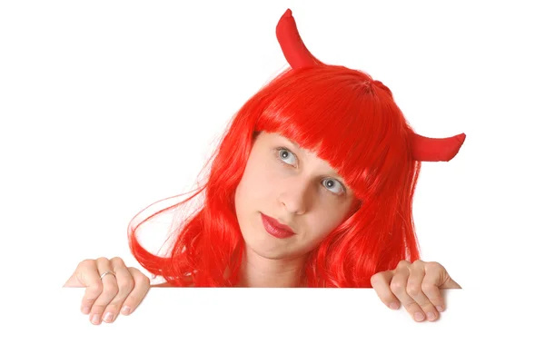 Devil girl — Stock Photo, Image