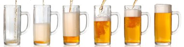 Pouring beer. 43 Mpxls. clipart