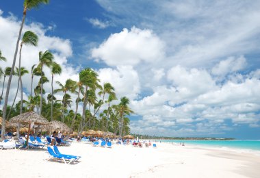 Caribbean beach clipart
