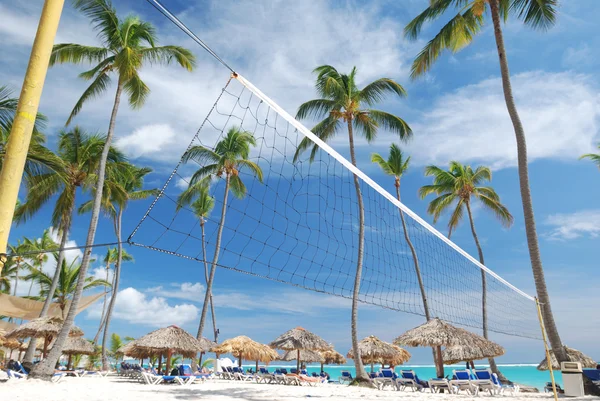 stock image Beach Volleyball Net