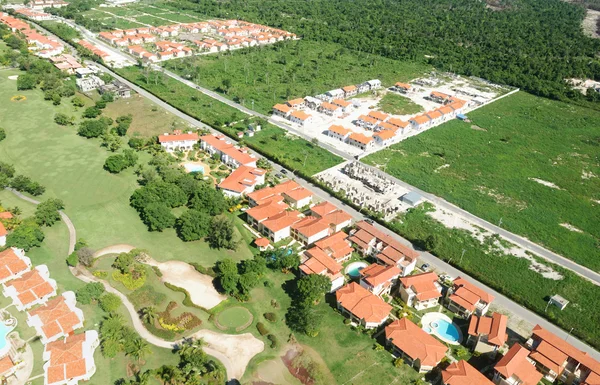 Vista aérea del distrito residencial — Foto de Stock