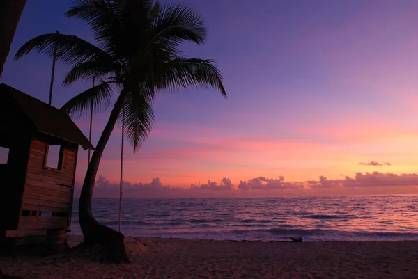 Карибский закат — стоковое фото