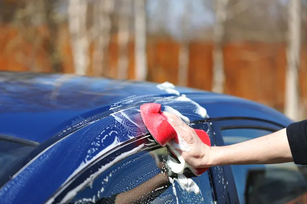 자동차닦기 — 스톡 사진