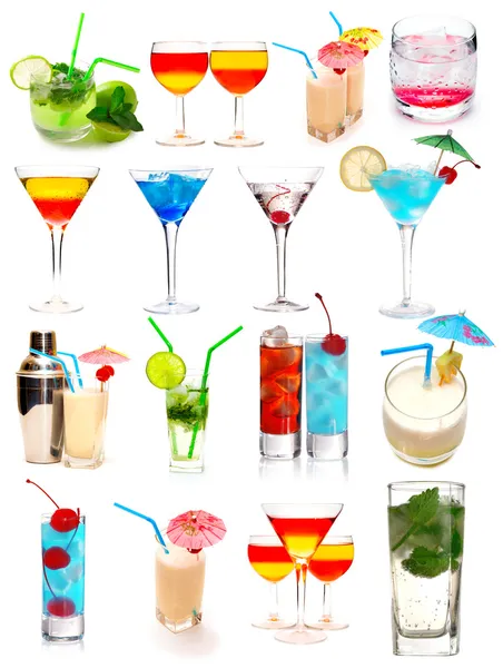 Cocktails collectie — Stockfoto