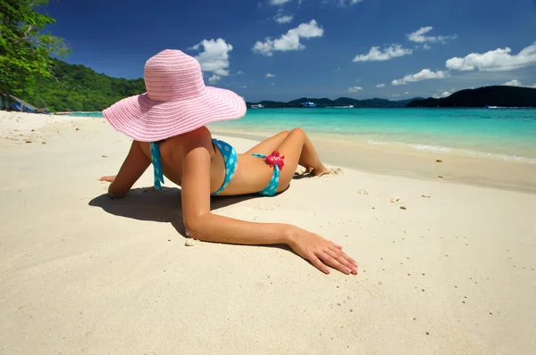 Relax on a beach — Stock Photo, Image