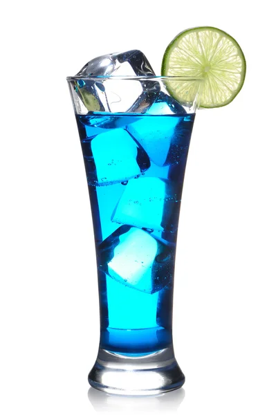 Blue Curacao cocktail — Stock Photo, Image