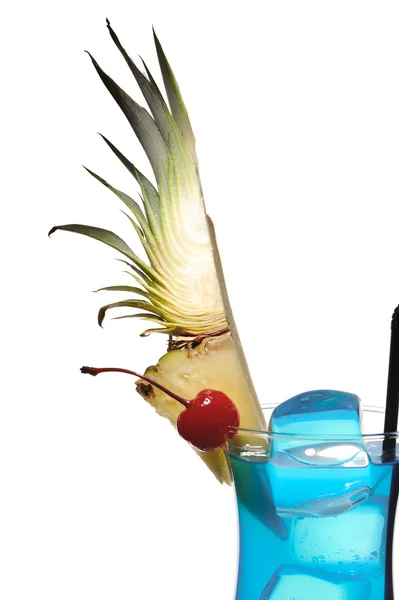 Blauer Curaçao-Cocktail — Stockfoto