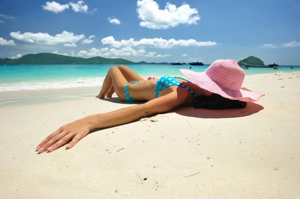 Relaxe em uma praia — Fotografia de Stock