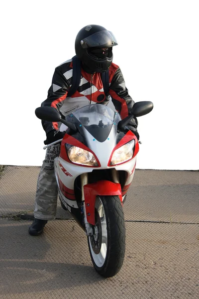 Pengendara sepeda motor — Stok Foto