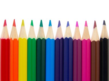 Colored pencils clipart