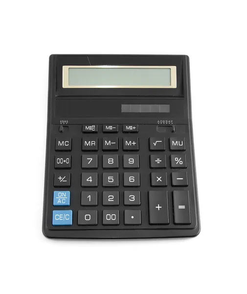 Black calculator — Stock Photo, Image
