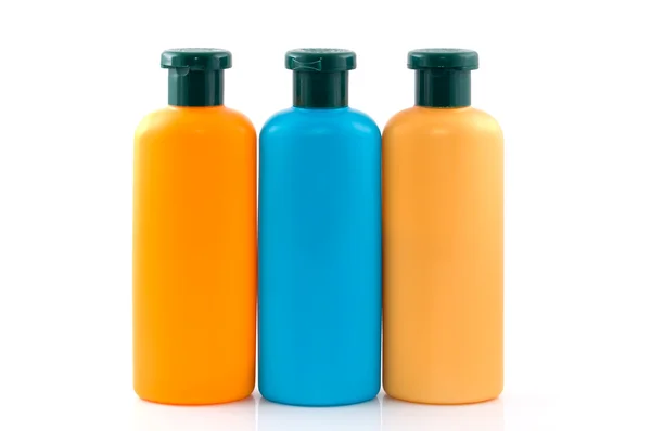 Butelki kosmetyki — Zdjęcie stockowe