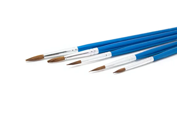 Five paintbrushes. — Stock Photo, Image