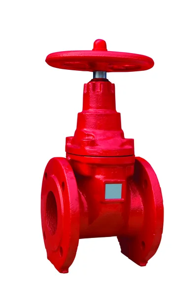 Červený ventil — Stock fotografie